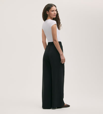 Dixie Black Wide Leg Trouser