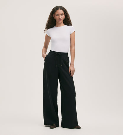 Dixie Black Wide Leg Trouser