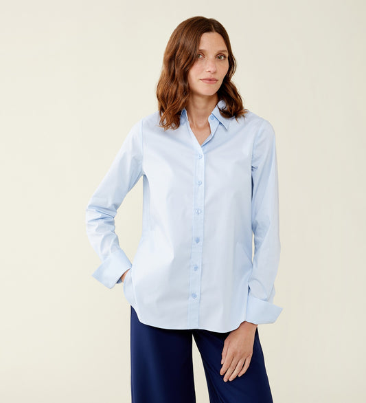 Dillon Light Blue Cotton Shirt