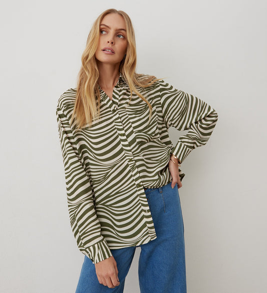 Tabitha Green Stripe Shirt