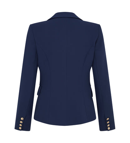 Lydia Navy Double Breasted Jacket