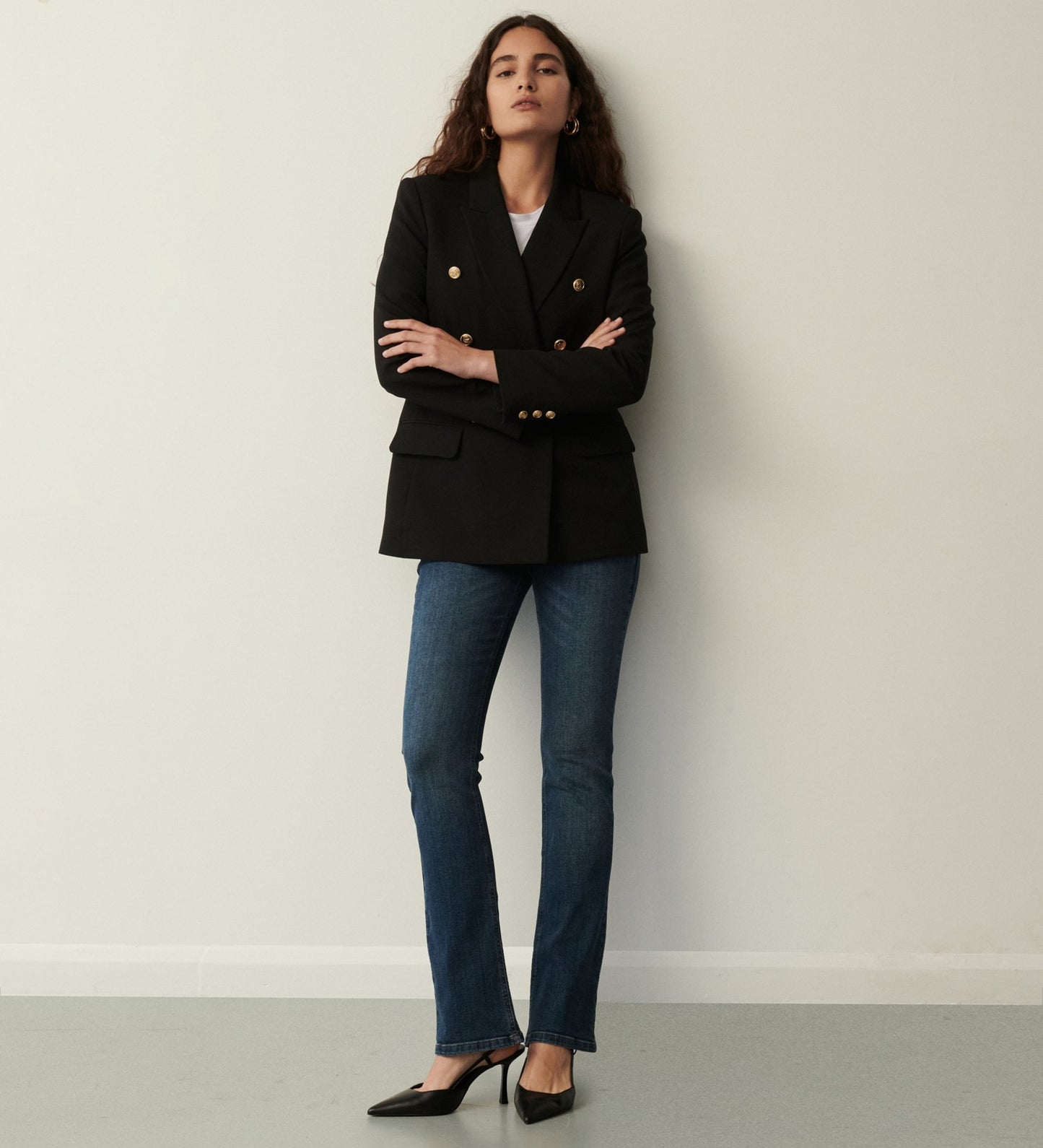 Orla Black Button Detail Jacket