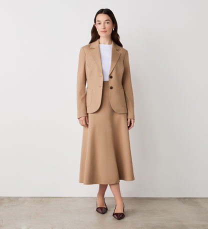 Jules Camel Ponte Jersey Blazer