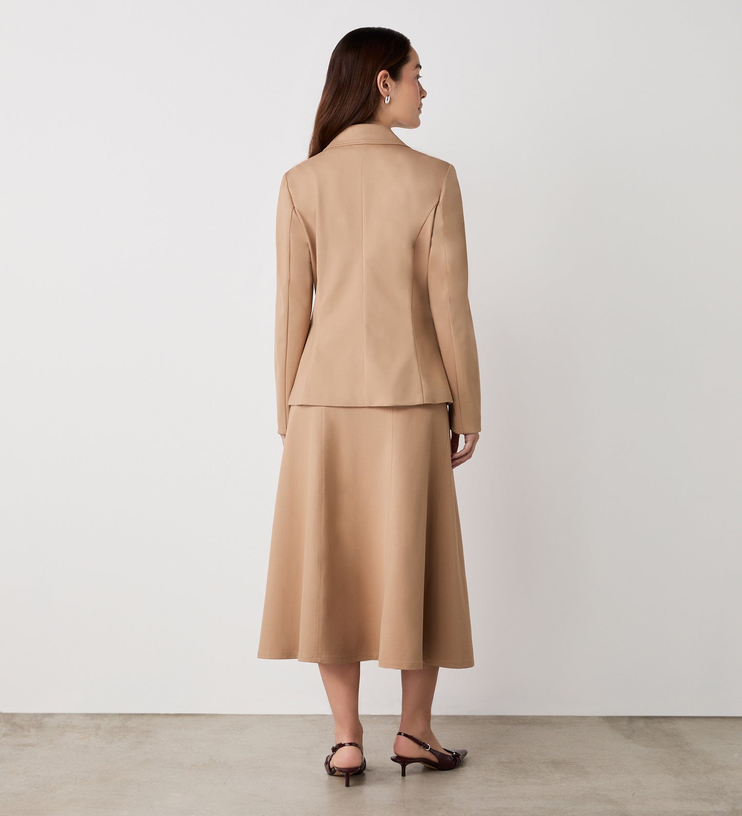 Jules Camel Ponte Jersey Jacket