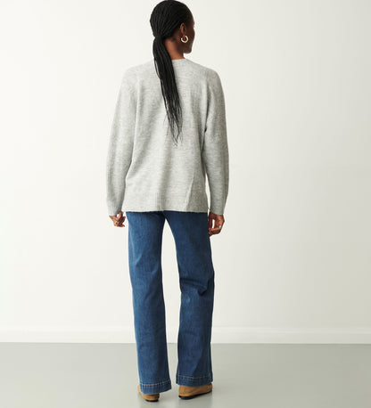 Maddie Grey Marle V Neck Jumper