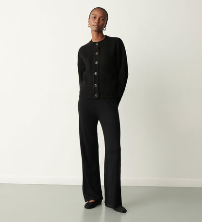 Nesta Black Knitted Pant