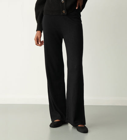 Nesta Black Knitted Pant