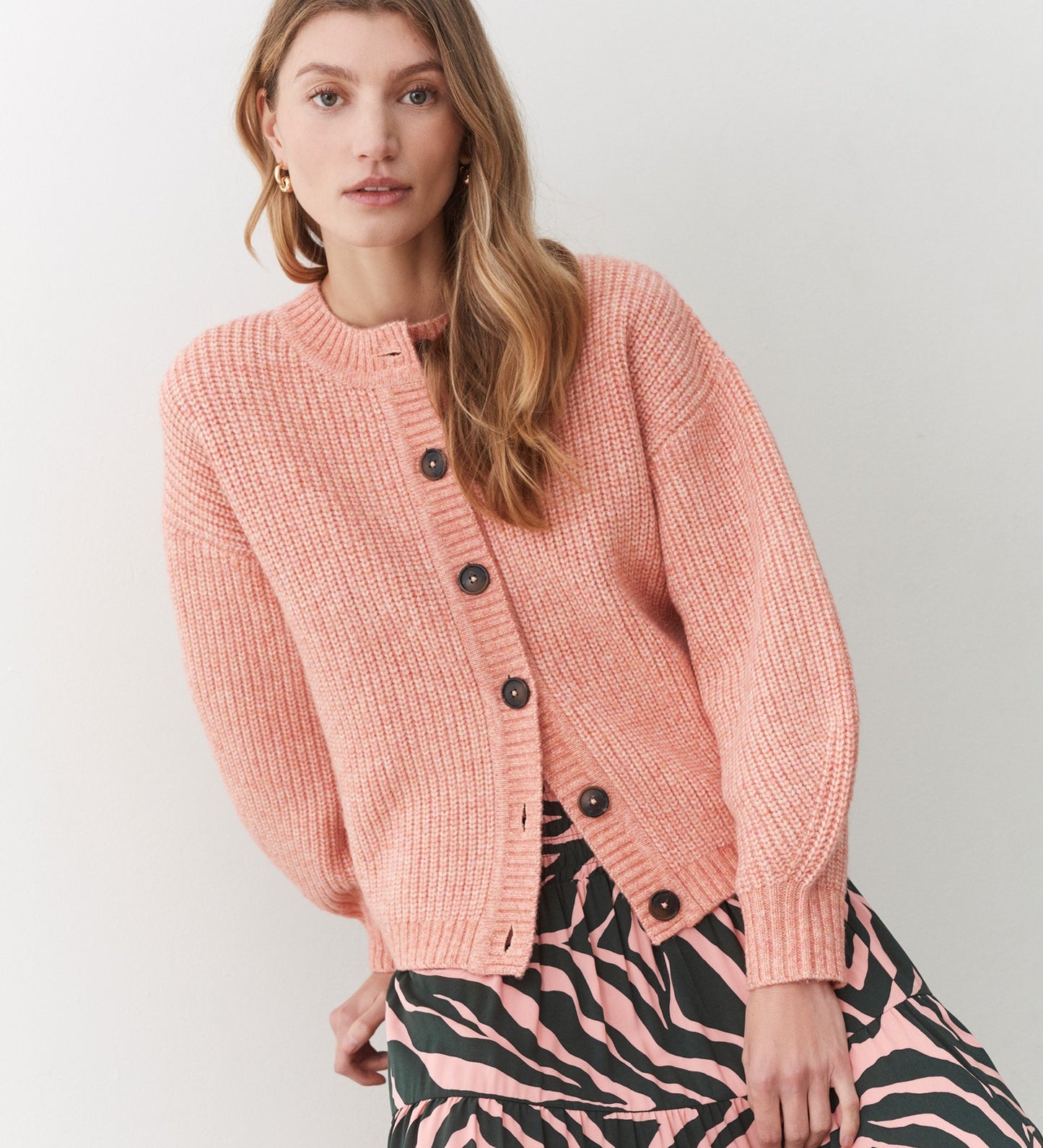 Lillian Pale Pink Cardigan