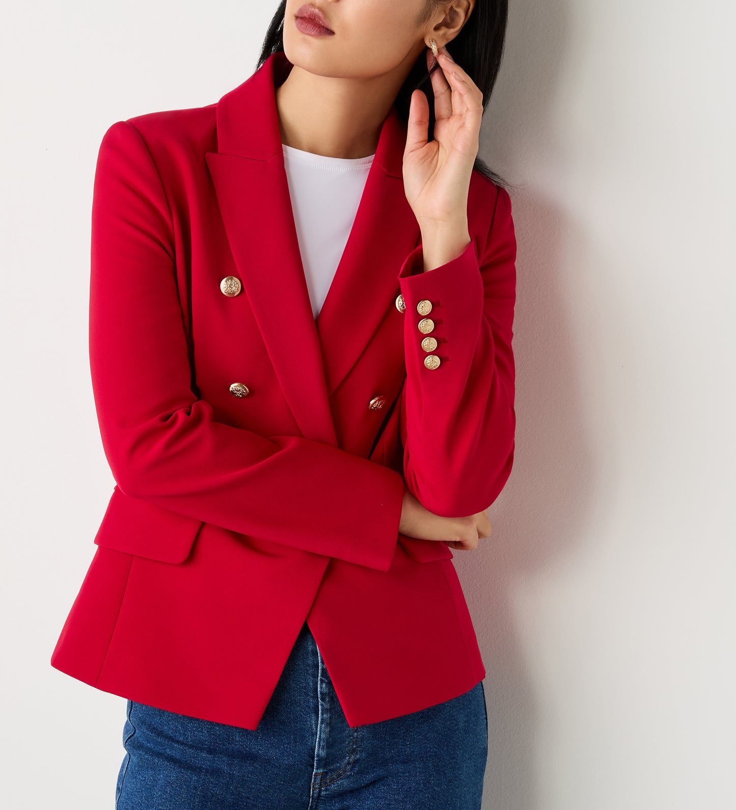 Lydia Red Blazer