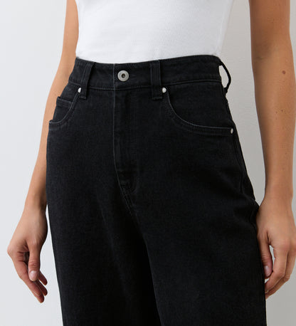 Monica Black Wide Leg Jeans