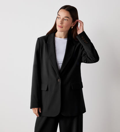 Myla Black Longline Blazer