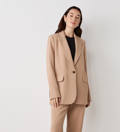 Myla Camel Longline Blazer