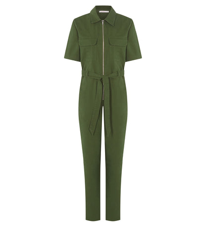 Jessie Khaki Jumpsuit