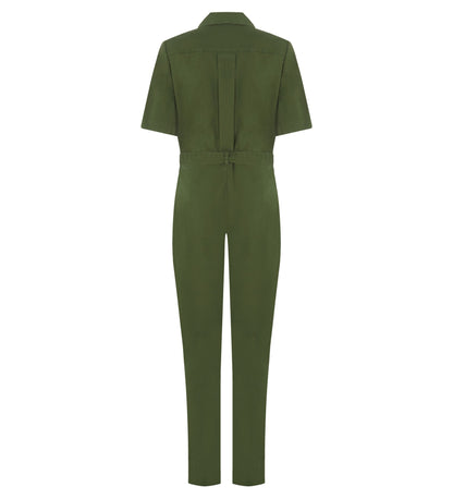 Jessie Khaki Jumpsuit