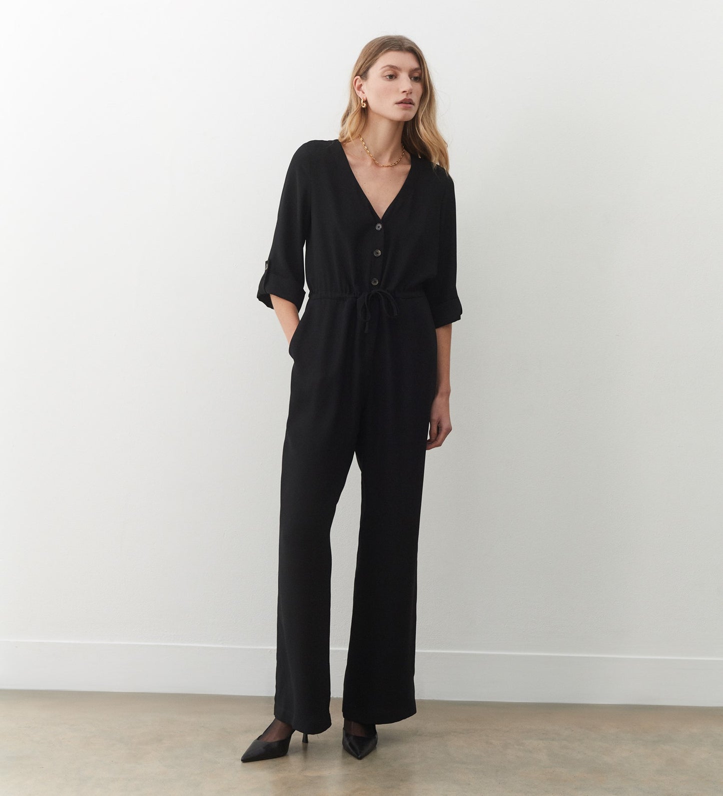 Annmarie Black Jumpsuit