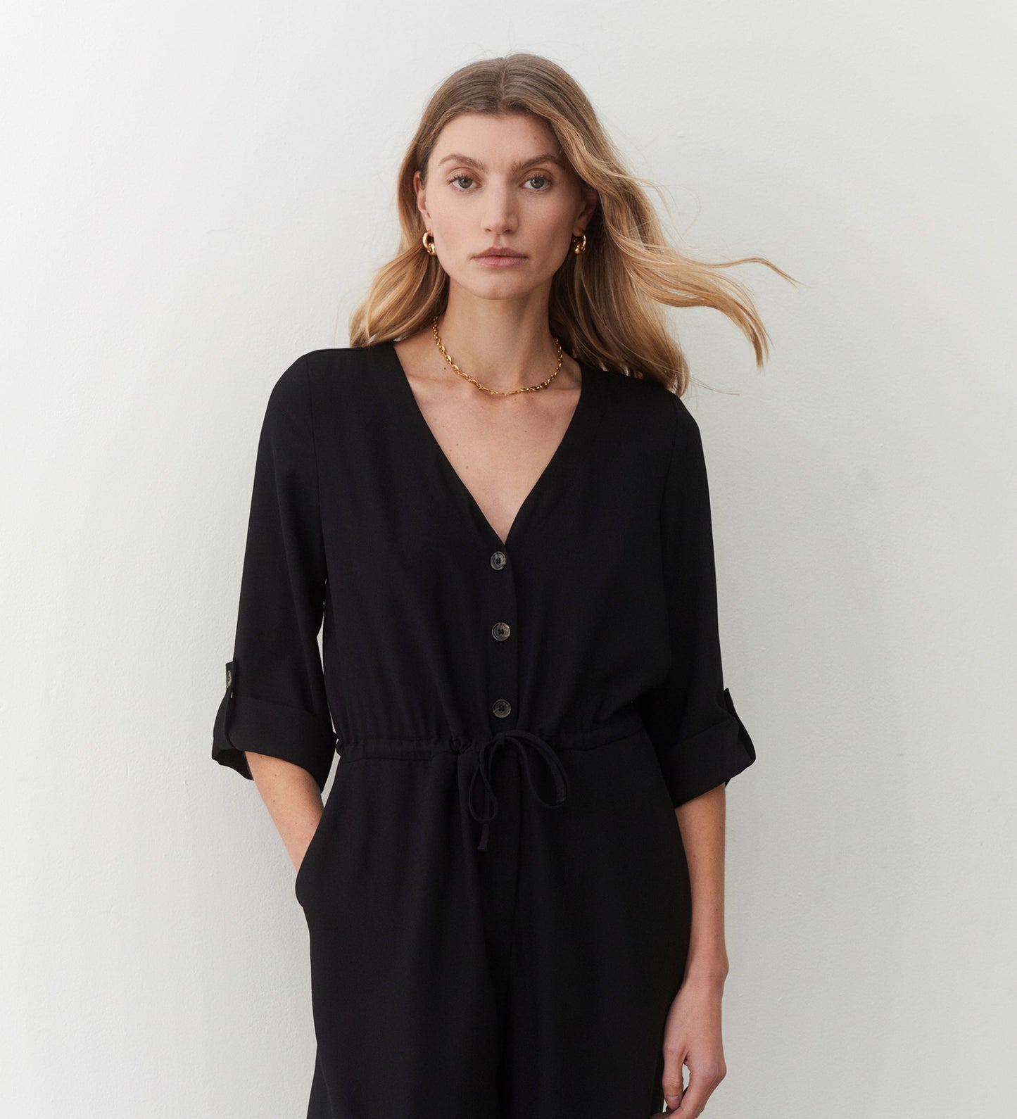 Annmarie Black Jumpsuit