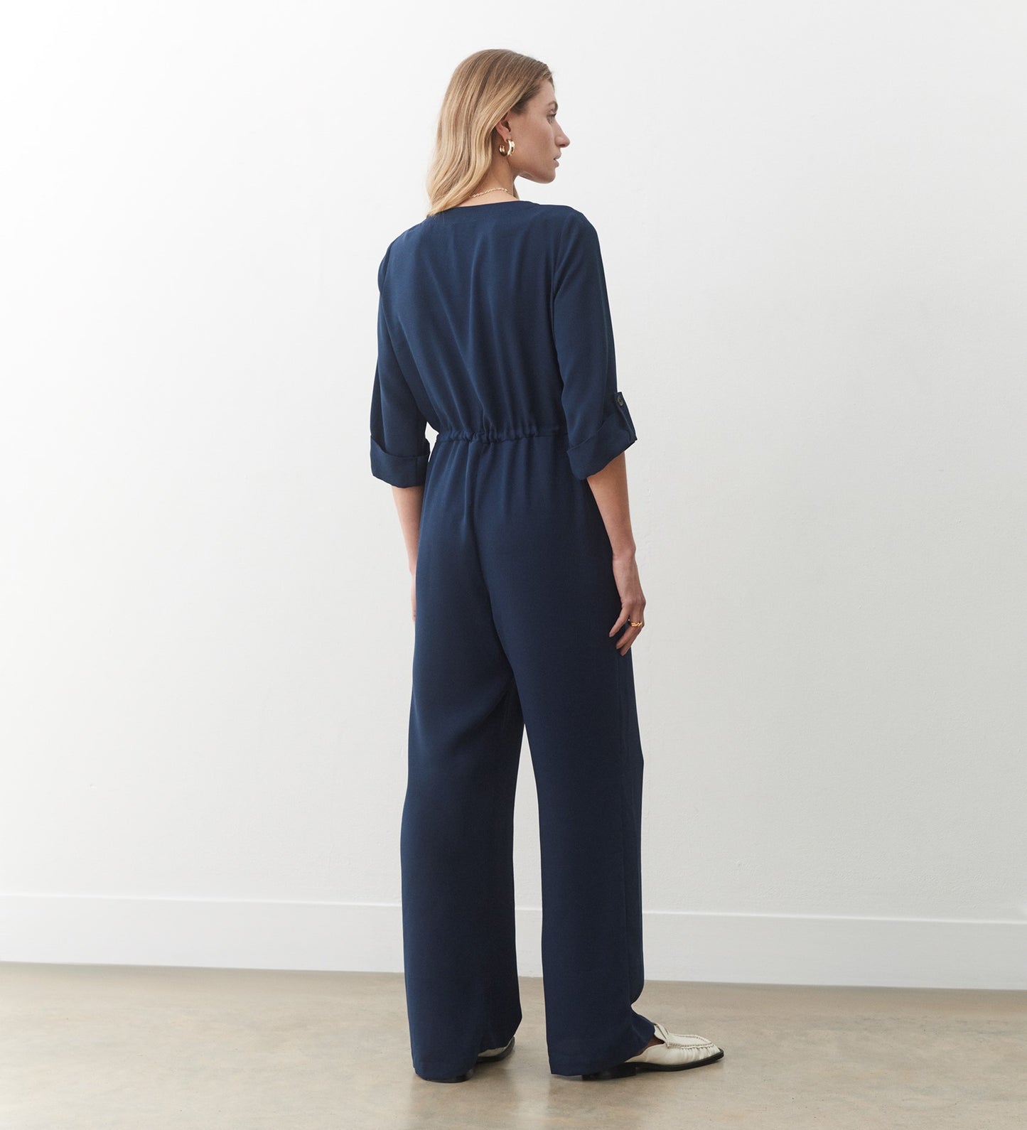 Annmarie Navy Jumpsuit