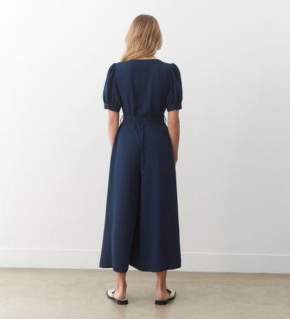 Brianna Navy Wide Leg Jumpsuit