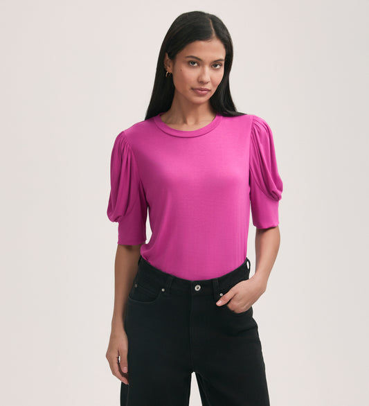 Oriel Magenta Jersey T-Shirt