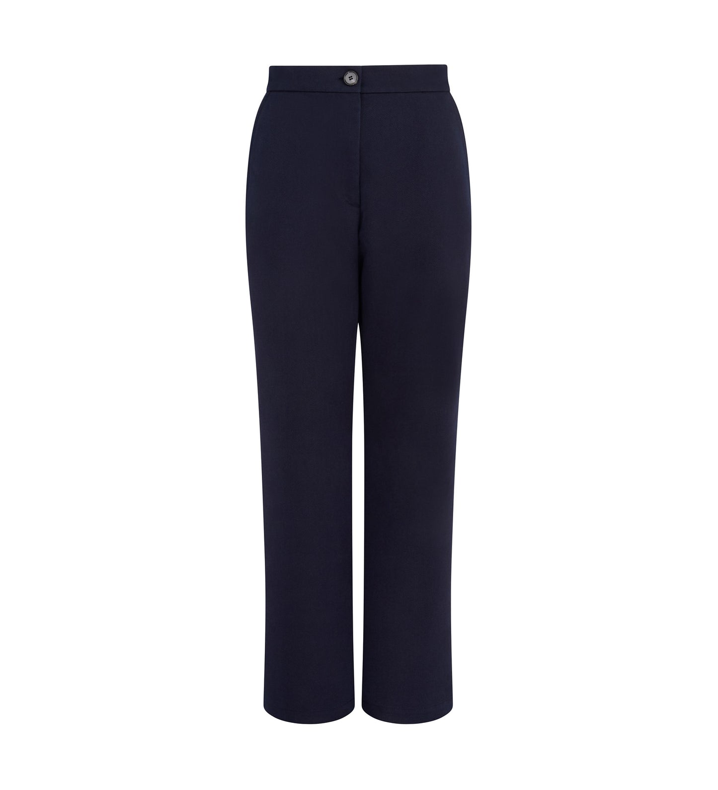 Maddie Cotton Rich Navy Trousers