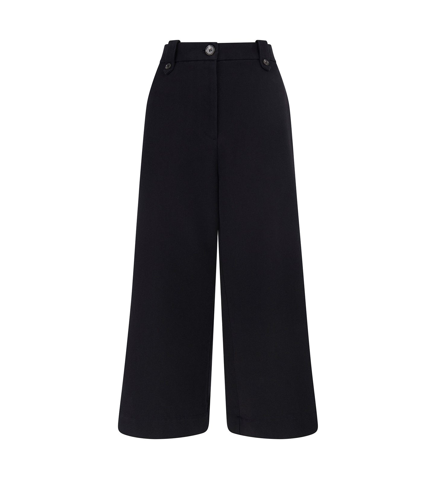 Alice Black Cotton Rich Trousers