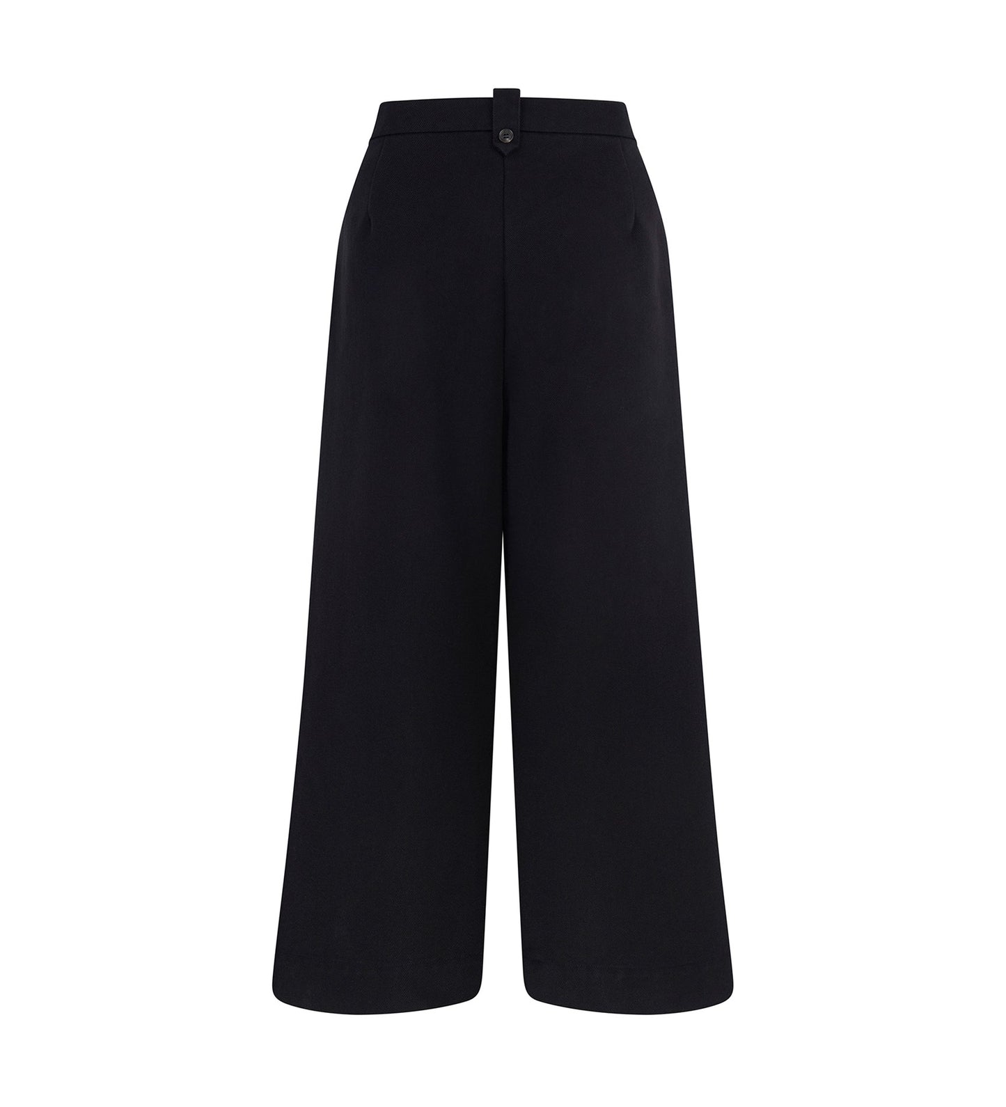 Alice Black Cotton Rich Trousers