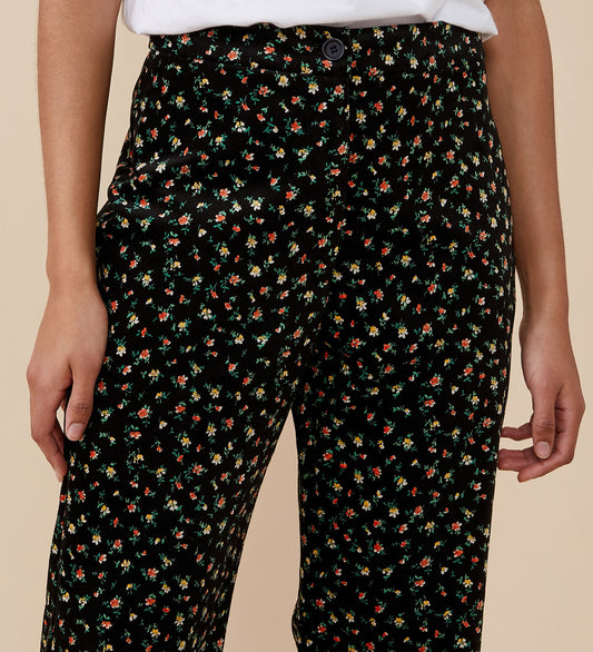 Emsley Printed Velveteen Trousers