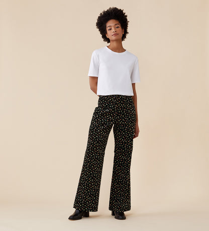 Emsley Printed Velveteen Trousers