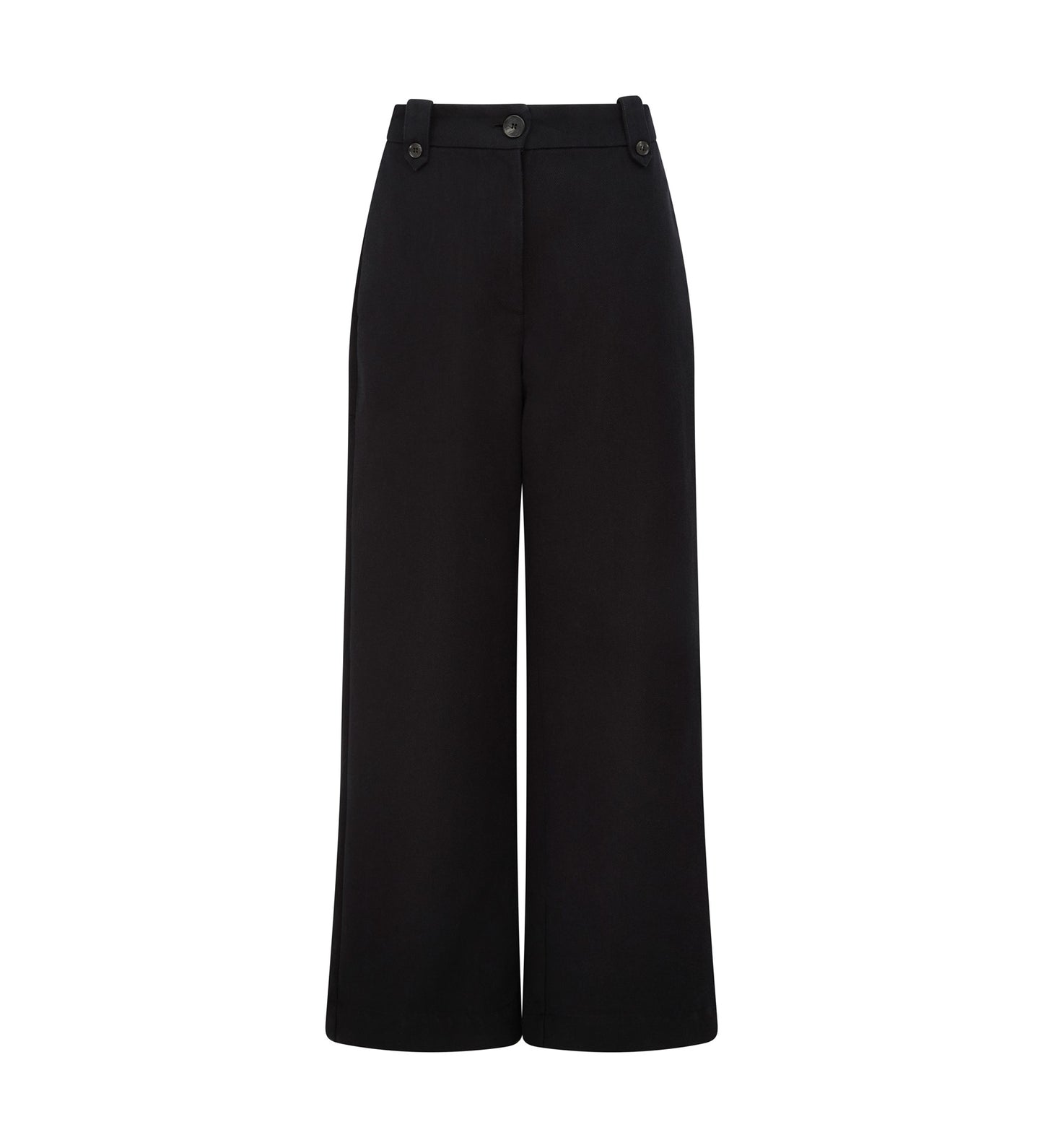 Harlow Black Cotton Rich Trouser