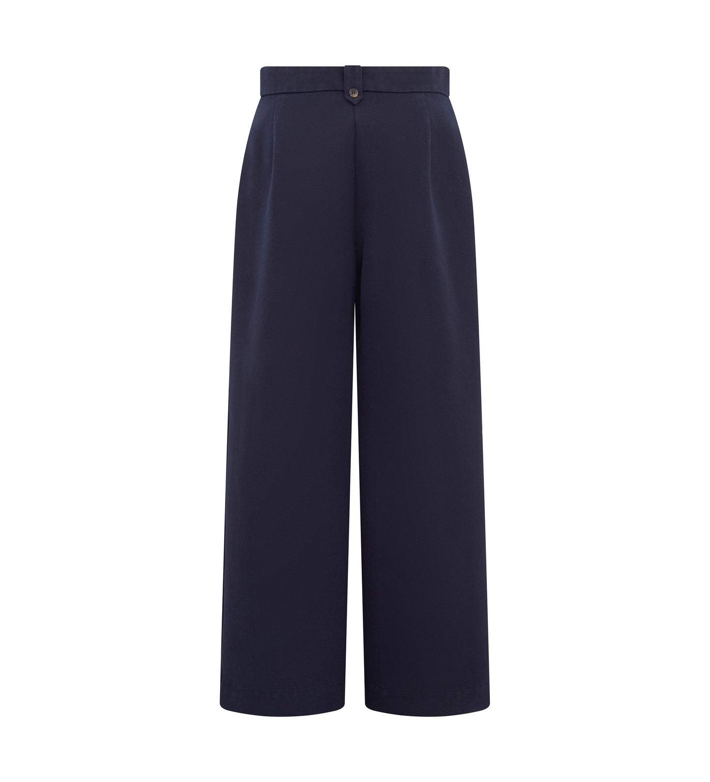 Harlow Navy Cotton Rich Trouser