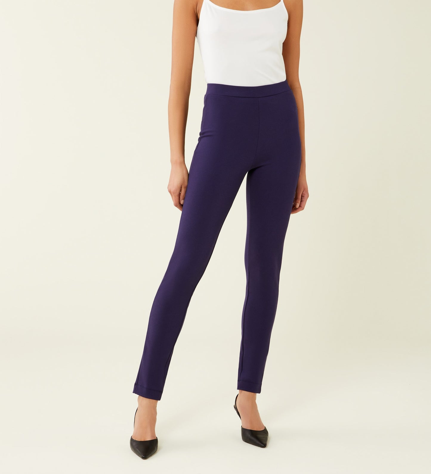 Acey Ponte Jersey Navy Legging