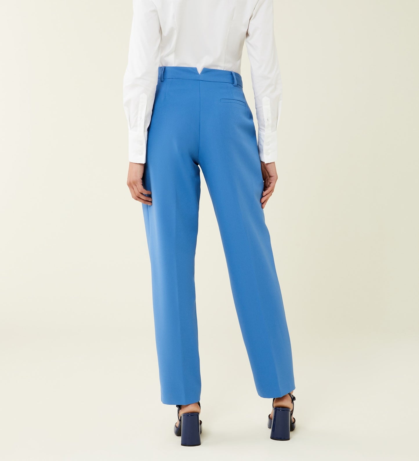 Harper Cornflower Blue Tapered Leg Trouser