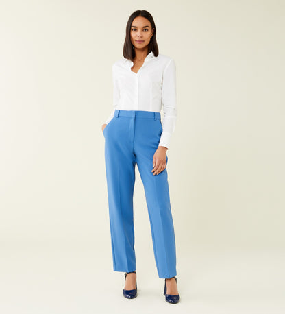 Harper Cornflower Blue Tapered Leg Trouser