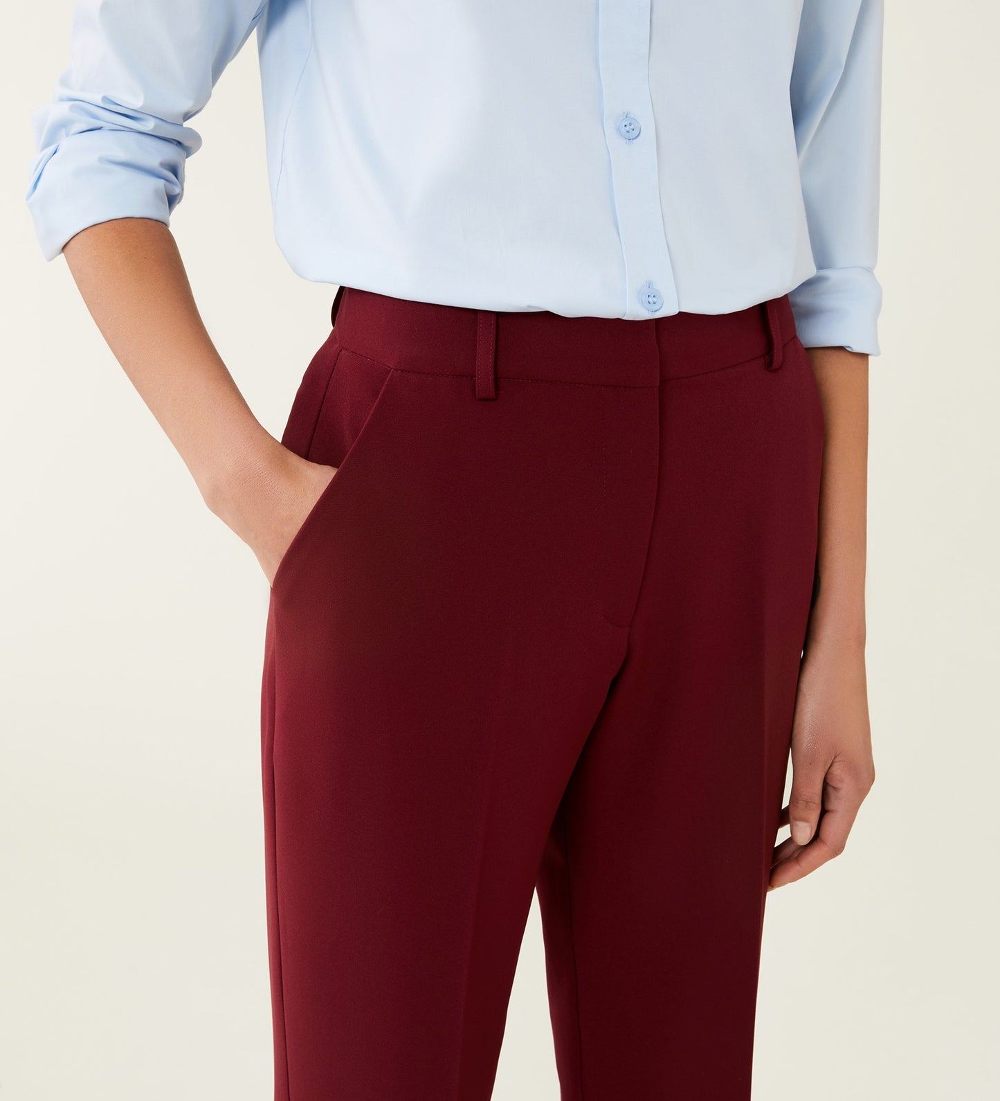 Harper Bordeaux Trouser