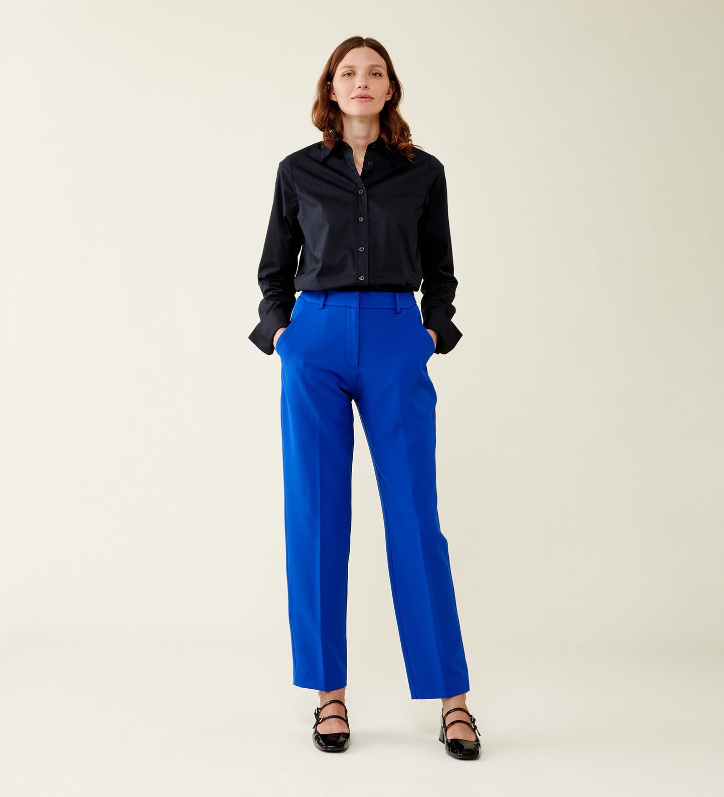 Harper Cobalt Blue Tapered Leg Trouser