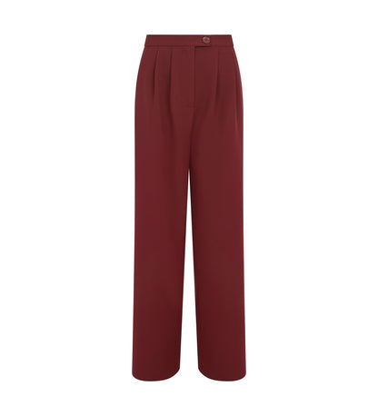 Jeanne Bordeaux Trousers