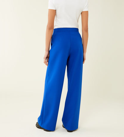 Jeanne Cobalt Blue Wide Leg Trousers