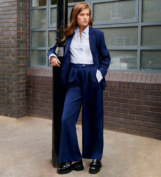 Jeanne Navy Trousers