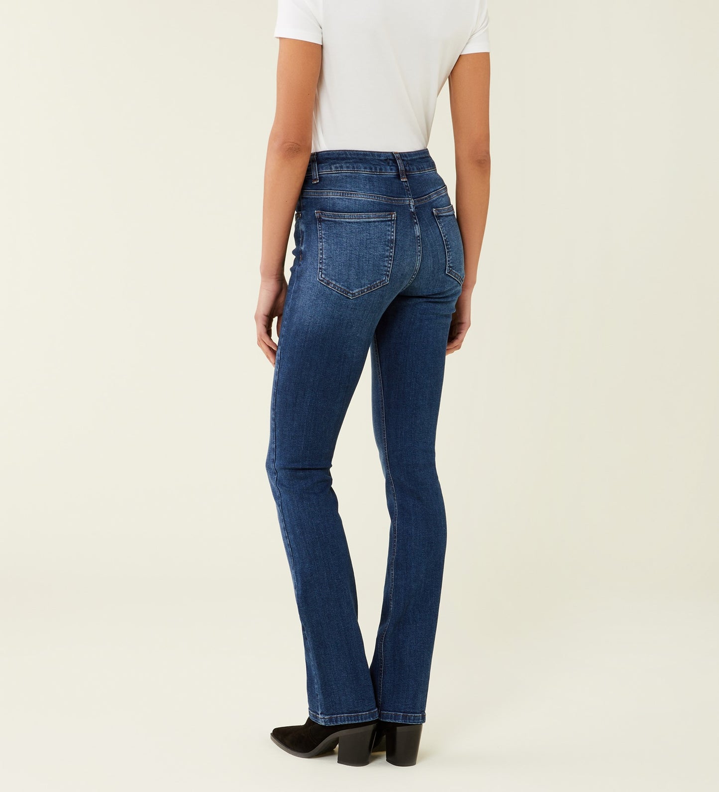 Steph Blue Denim Straight Leg Jeans