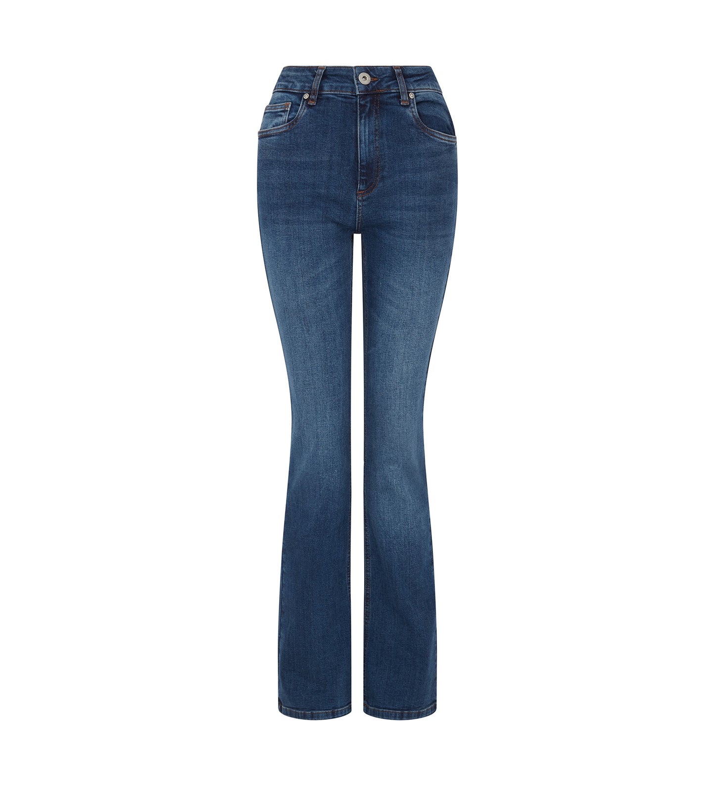 Steph Blue Denim Straight Leg Jeans