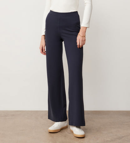 Reyna Navy Ponte Jersey Trouser