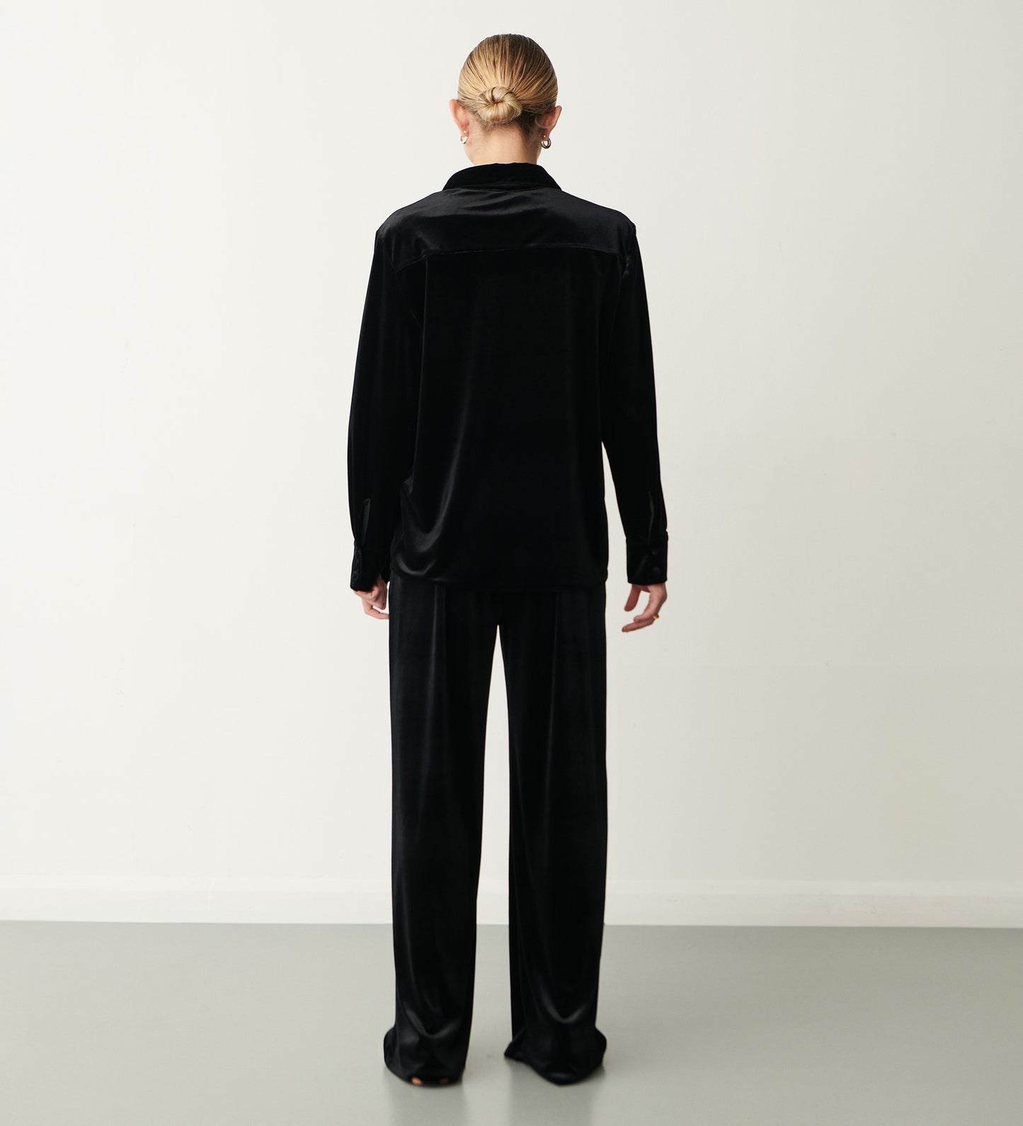 Zadie Black Velvet Trouser