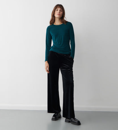 Zadie Black Velvet Trouser