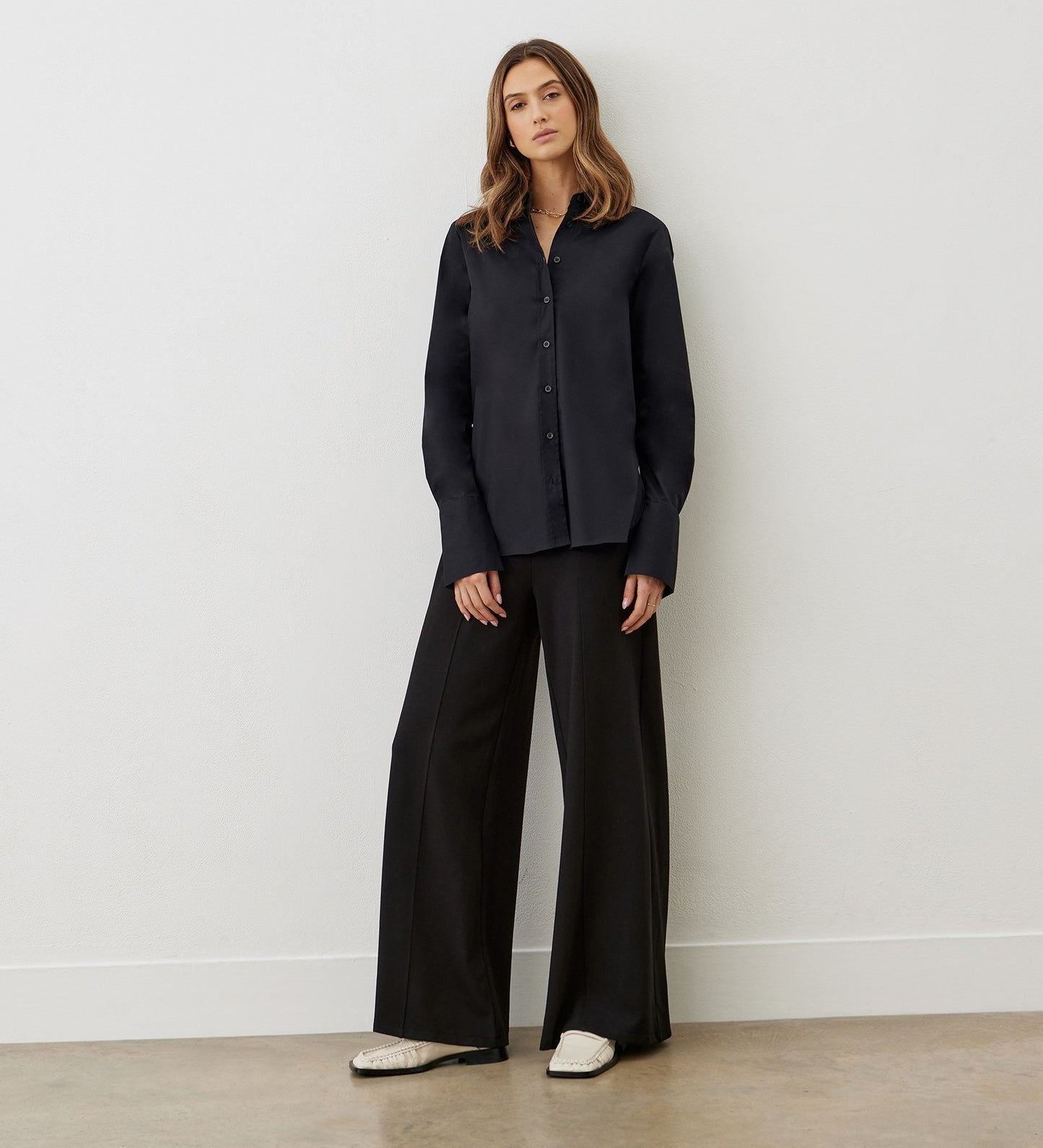 Matilda Black Ponte Jersey Trousers