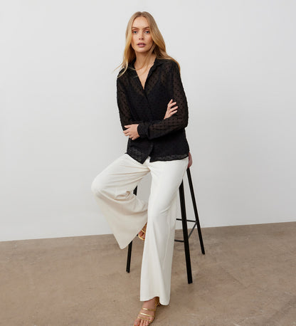 Matilda Ivory Ponte Jersey Trousers