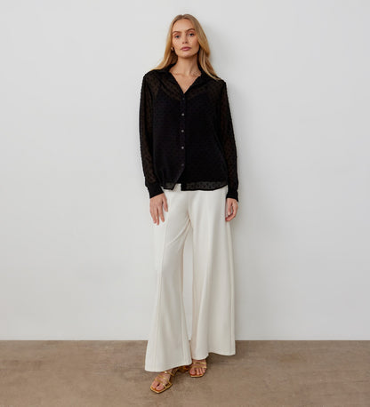 Matilda Ivory Ponte Jersey Trousers