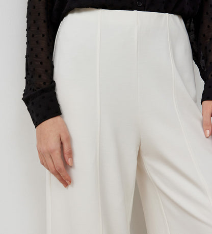 Matilda Ivory Ponte Jersey Trousers