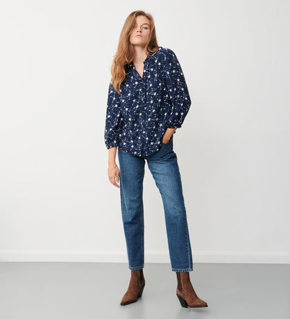 Sophie Blue Star Blouse