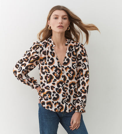 Maisie Leopard Print Blouse