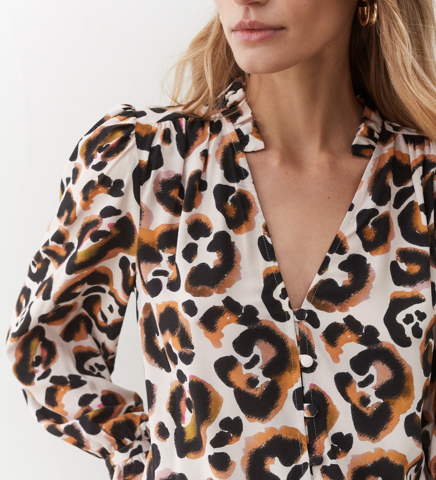 Maisie Leopard Print Blouse